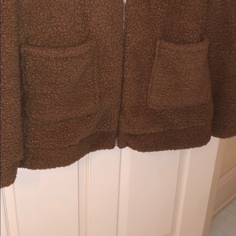 Brown Teddy Jacket - image 4